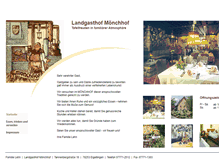 Tablet Screenshot of landgasthof-moenchhof.de
